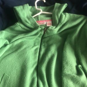 green jacket